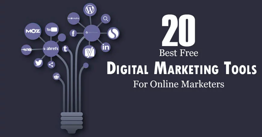 20 Best Free Digital Marketing Tools For Online Marketers