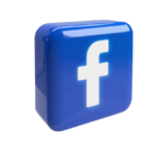 3d Facebook logo 3d Facebook logo