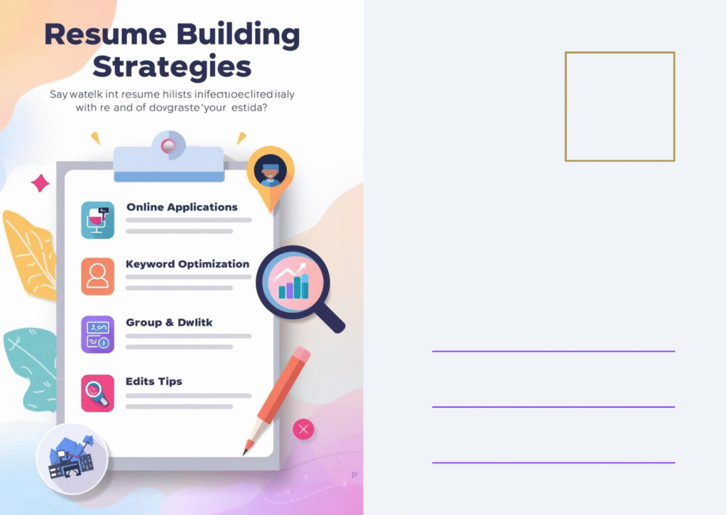 Steps for resume-building strategies