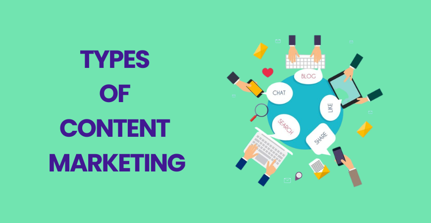 types of content marketing