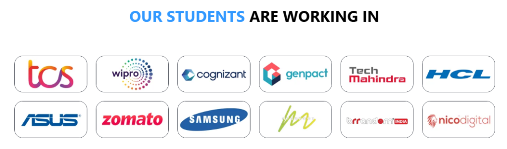 Companies where Academy of Digital Marketing students are working
